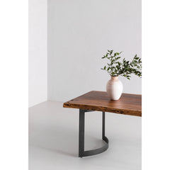 Bent Brown Small Dining Table - Ornate Home