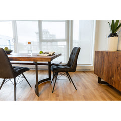 Bent Brown Small Dining Table - Ornate Home