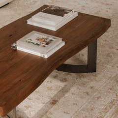 Bent Natural Coffee Table - Ornate Home