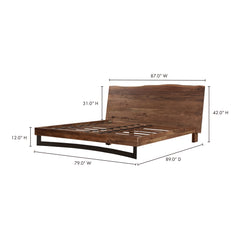Bent Natural King Bed - Ornate Home