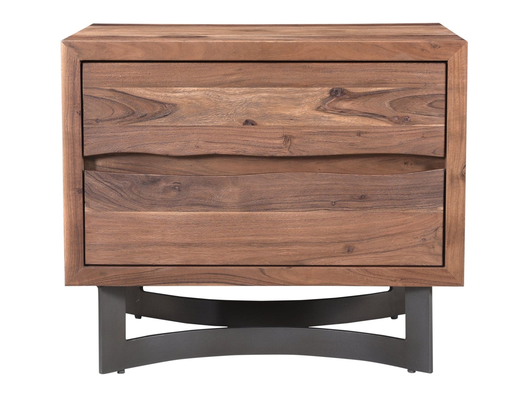 Bent Natural Nightstand - Ornate Home