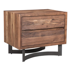 Bent Natural Nightstand - Ornate Home