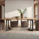 Bent Natural Oak Extra Small Dining Table - Ornate Home
