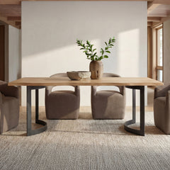 Bent Natural Oak Extra Small Dining Table - Ornate Home