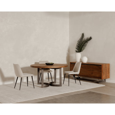 Bent Natural Round Dining Table - Ornate Home