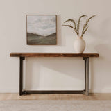 Bent Natural Table Console - Ornate Home