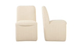 Bent Oat Rolling Dining Chair (Set of 2)