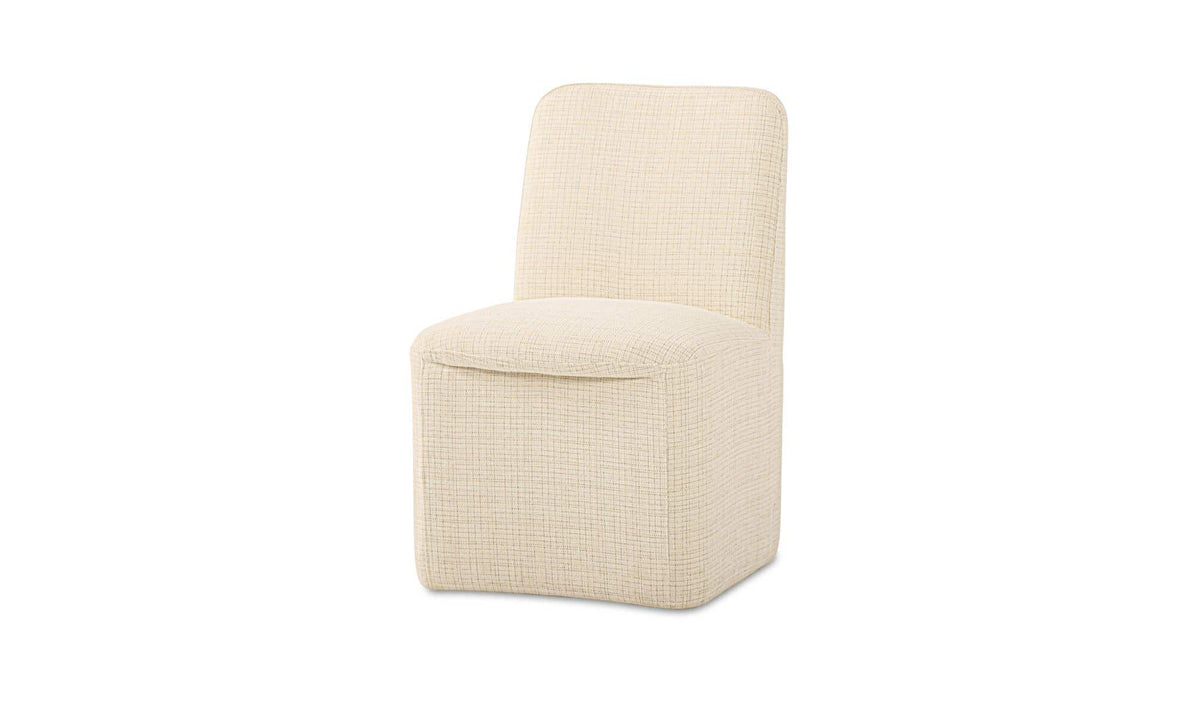 Bent Oat Rolling Dining Chair (Set of 2)