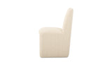 Bent Oat Rolling Dining Chair (Set of 2)