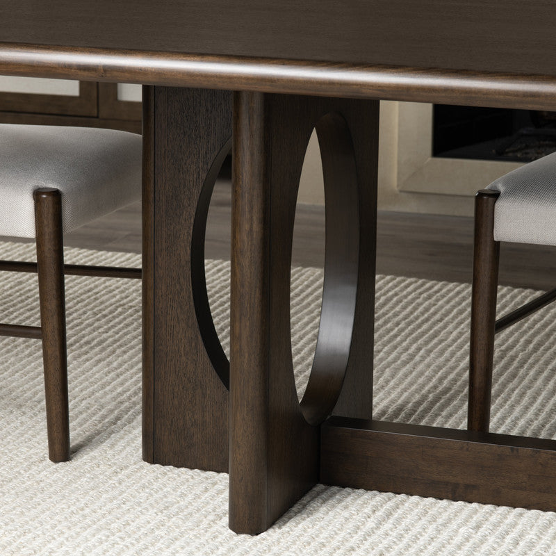 Bentley Brown Rectangle Dining Table - Ornate Home