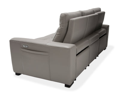 Bentley Dark Espresso/Light Grey 3-Piece Sectional - Ornate Home