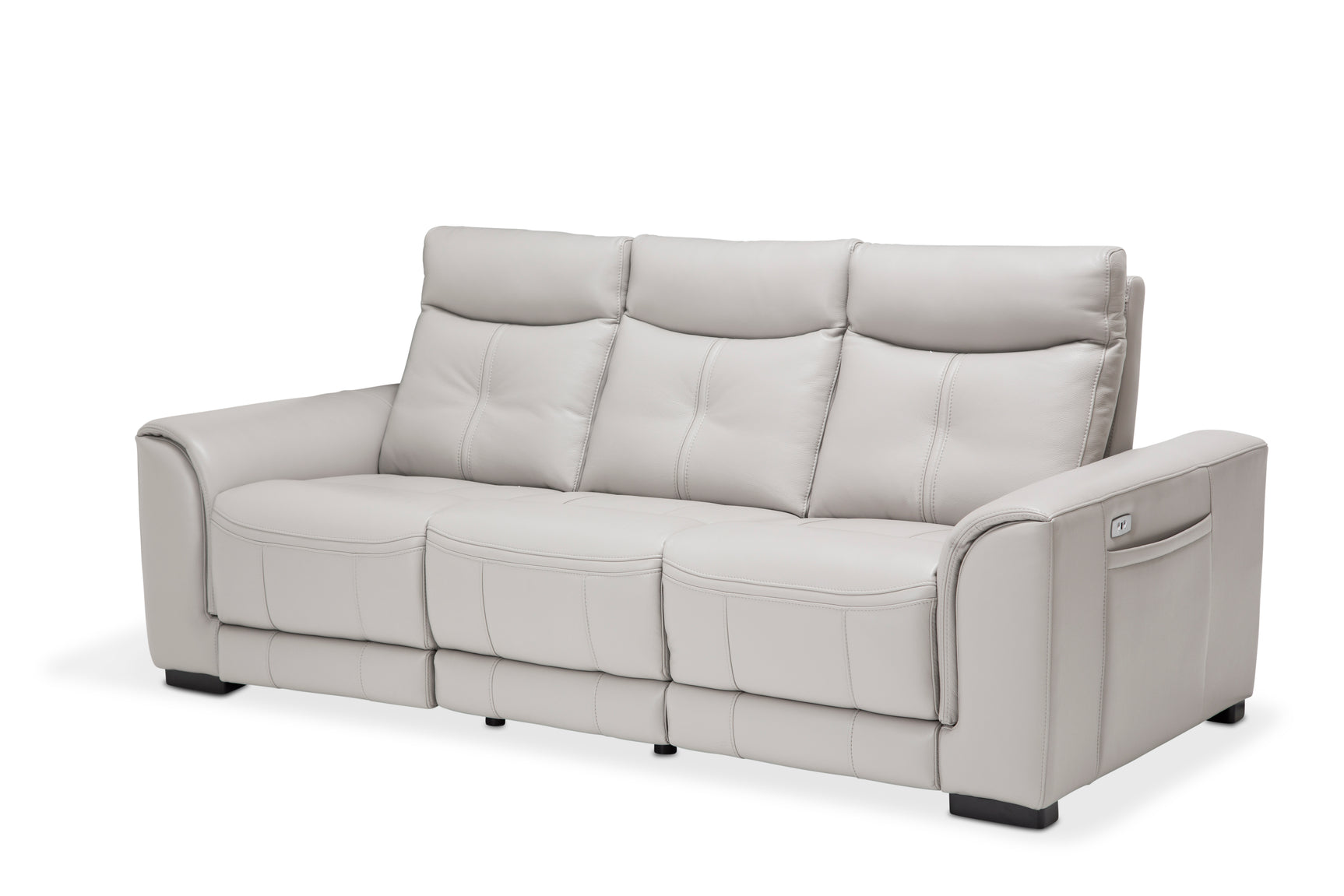 Bentley Dark Espresso/Light Grey 3-Piece Sectional - Ornate Home