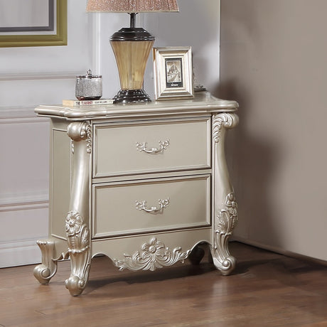Bently Champagne Nightstand - Ornate Home