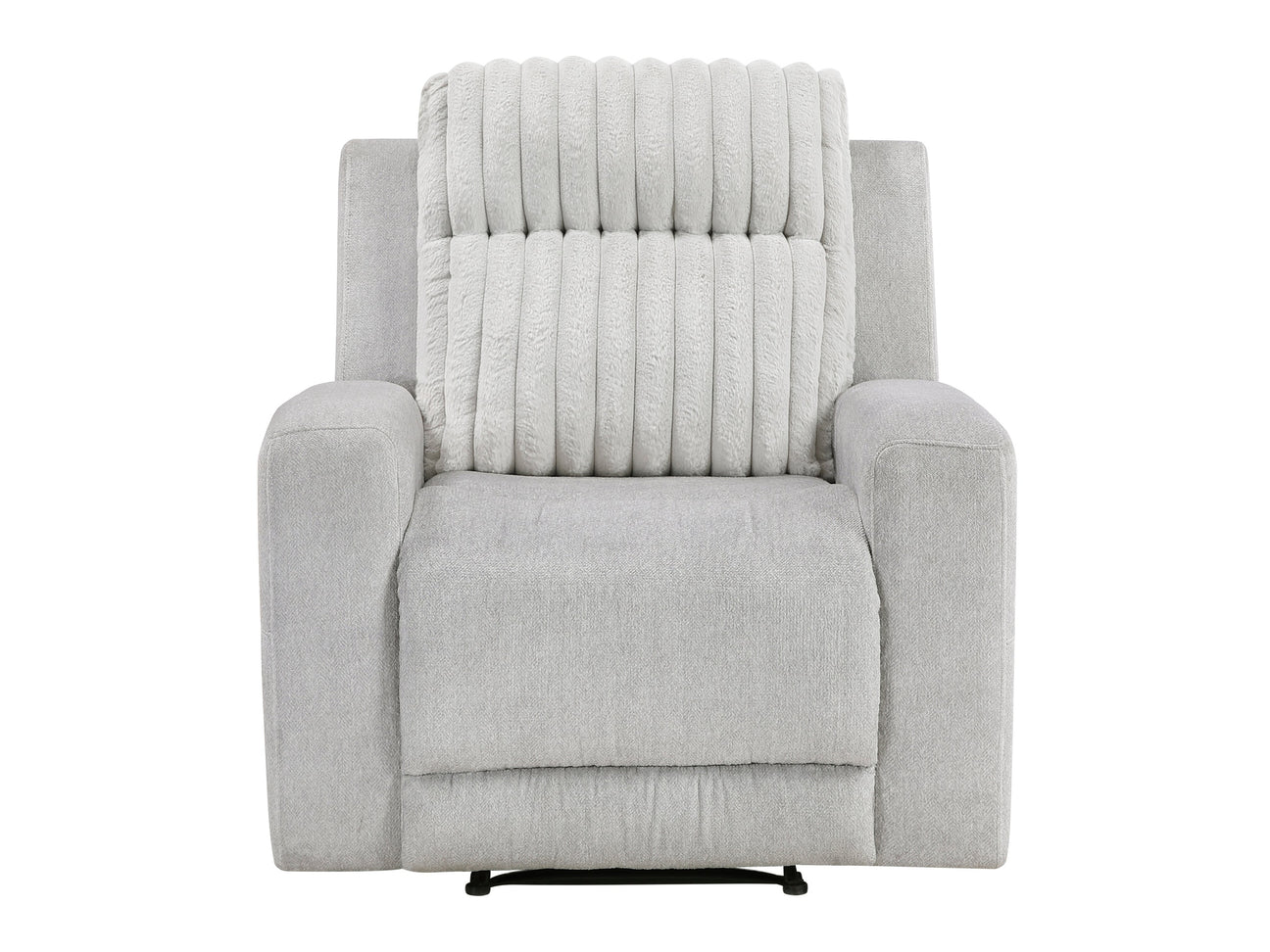 Benton Light-Gray Reclining Chair - Ornate Home