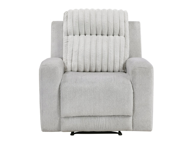 Benton Light-Gray Reclining Chair - Ornate Home