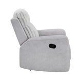 Benton Light-Gray Reclining Chair - Ornate Home