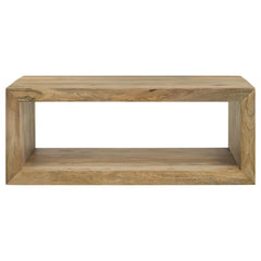 Benton Natural 3-piece Solid Mango Coffee and End Table Set - Ornate Home