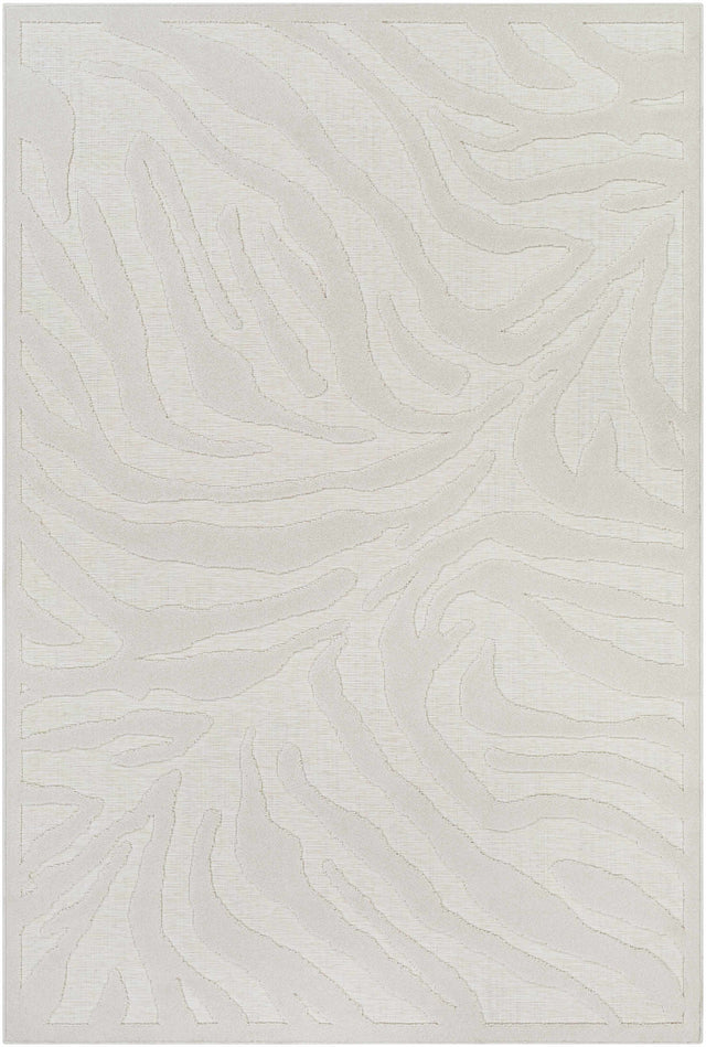 Benzonia 3D White Zebra Outdoor Rug - Ornate Home