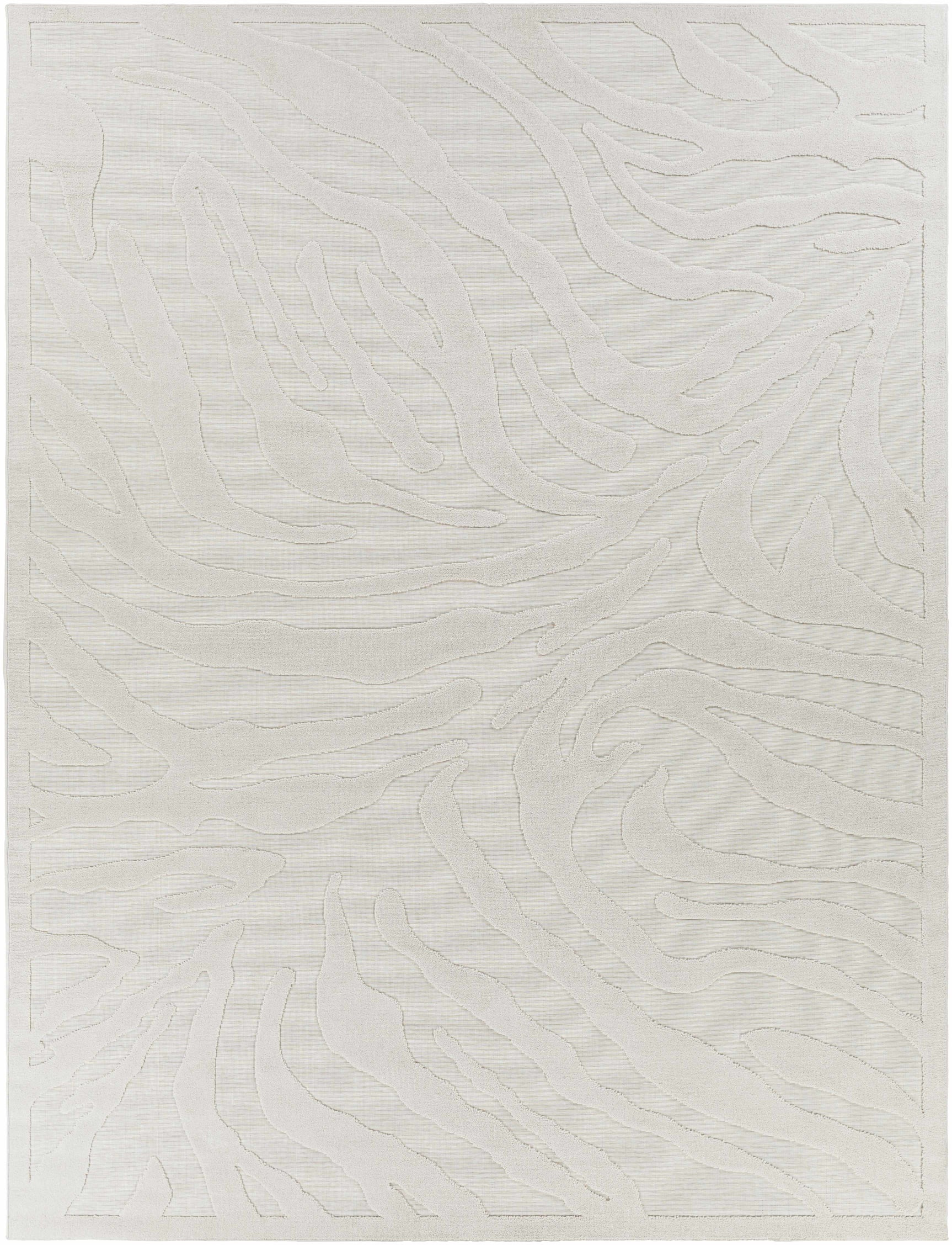 Benzonia 3D White Zebra Outdoor Rug - Ornate Home