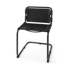 Berbick Black Open Back Dining Side Chair - Ornate Home