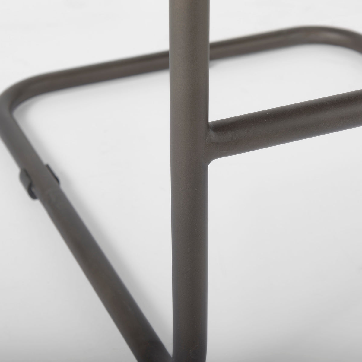 Berbick Brown/Gray Suede with Iron Frame Bar Stool - Ornate Home