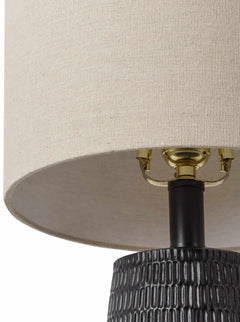 Berehomet Black Table Lamp - Ornate Home