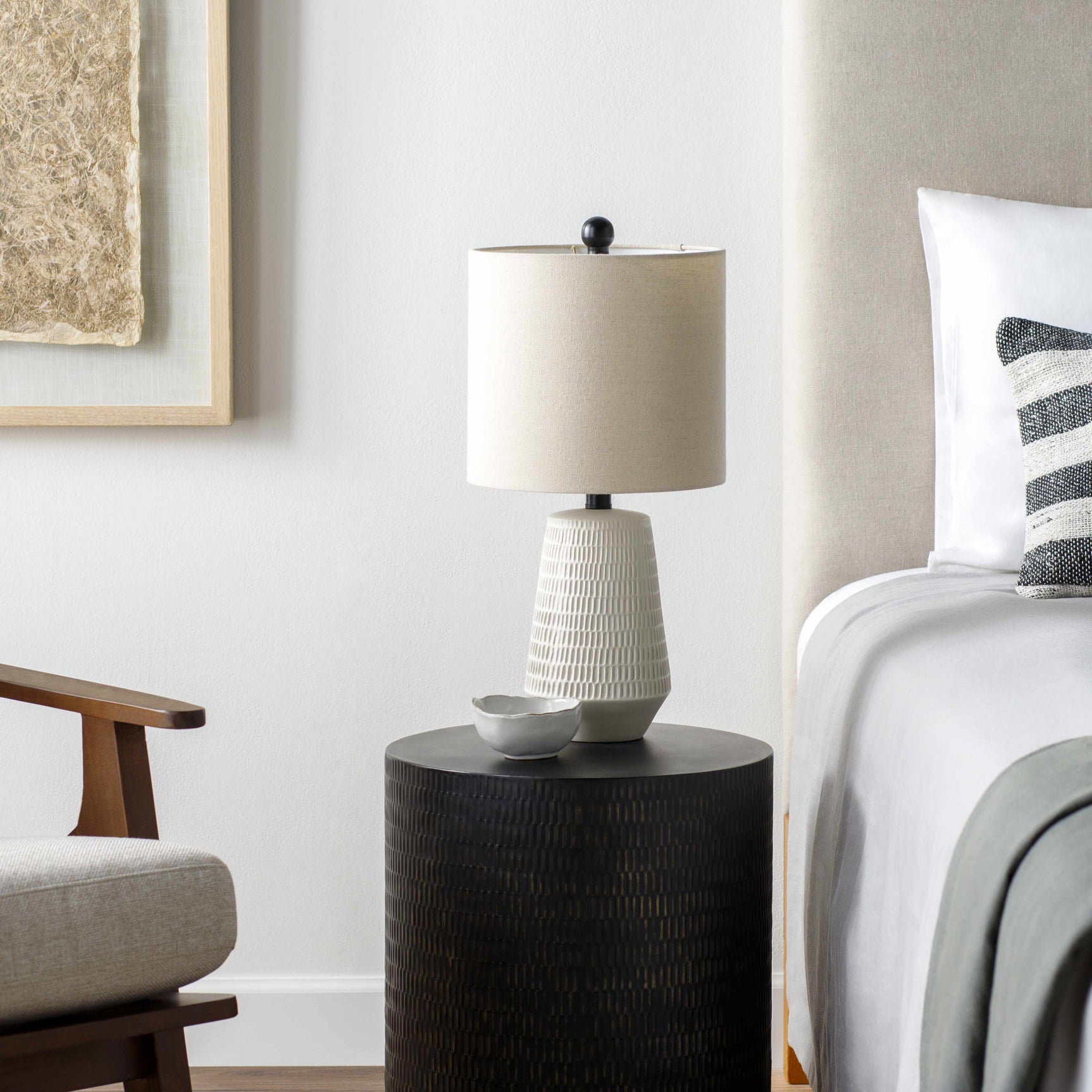 Berehomet Cream Table Lamp - Ornate Home