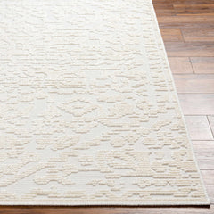 Beren Cream Washable Area Rug - Clearance - Ornate Home