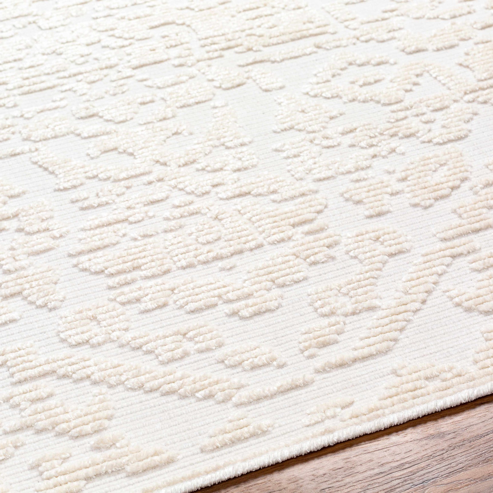 Beren Cream Washable Area Rug - Clearance - Ornate Home