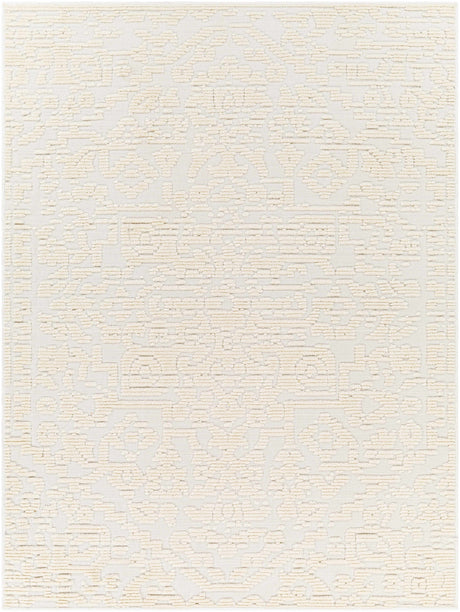 Beren Cream Washable Area Rug - Ornate Home