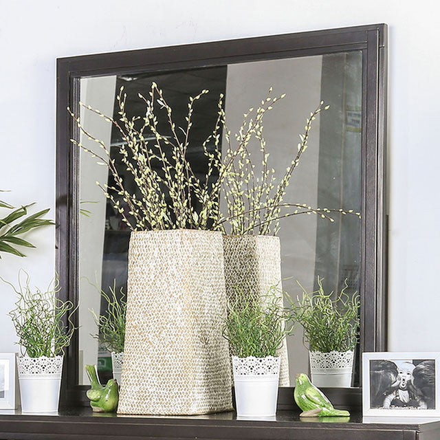 Berenice Espresso Mirror - Ornate Home