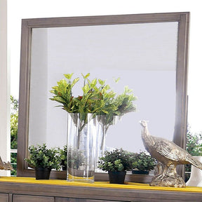 Berenice Light Oak Mirror - Ornate Home