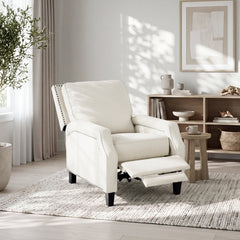 Berenson Silver Push Back Reclining Chair - Ornate Home