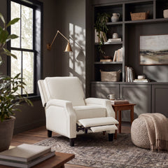 Berenson Silver Push Back Reclining Chair - Ornate Home