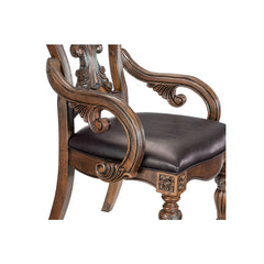 Bergen Brown 7pc Dining Set - Ornate Home