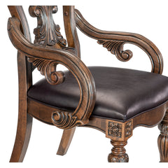 Bergen Brown 7pc Dining Set - Ornate Home