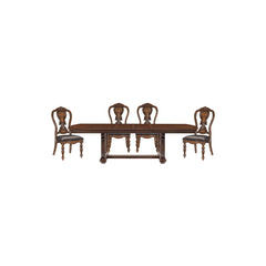 Bergen Brown 7pc Dining Set - Ornate Home