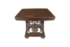 Bergen Brown 7pc Dining Set - Ornate Home