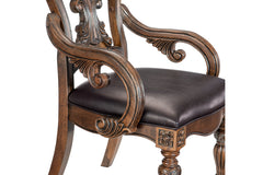 Bergen Brown 7pc Dining Set - Ornate Home