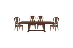 Bergen Brown 7pc Dining Set - Ornate Home