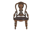 Bergen Dark Oak Arm Chair (Set of 2) - Ornate Home