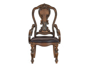 Bergen Dark Oak Arm Chair (Set of 2) - Ornate Home