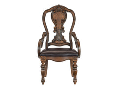 Bergen Dark Oak Arm Chair (Set of 2) - Ornate Home