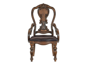 Bergen Dark Oak Arm Chair (Set of 2) - Ornate Home