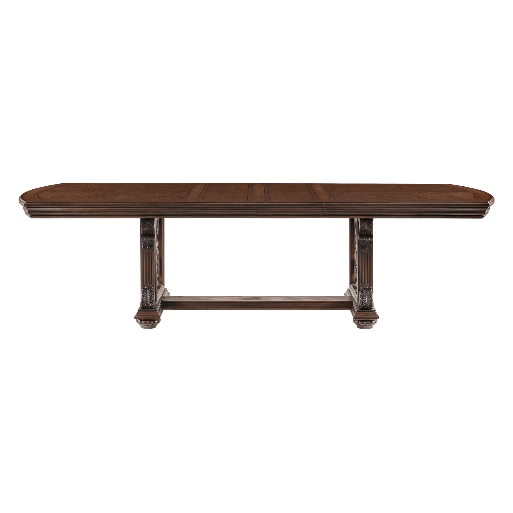 Bergen Dark Oak / Brown 5-piece Dinig Table Set - Ornate Home