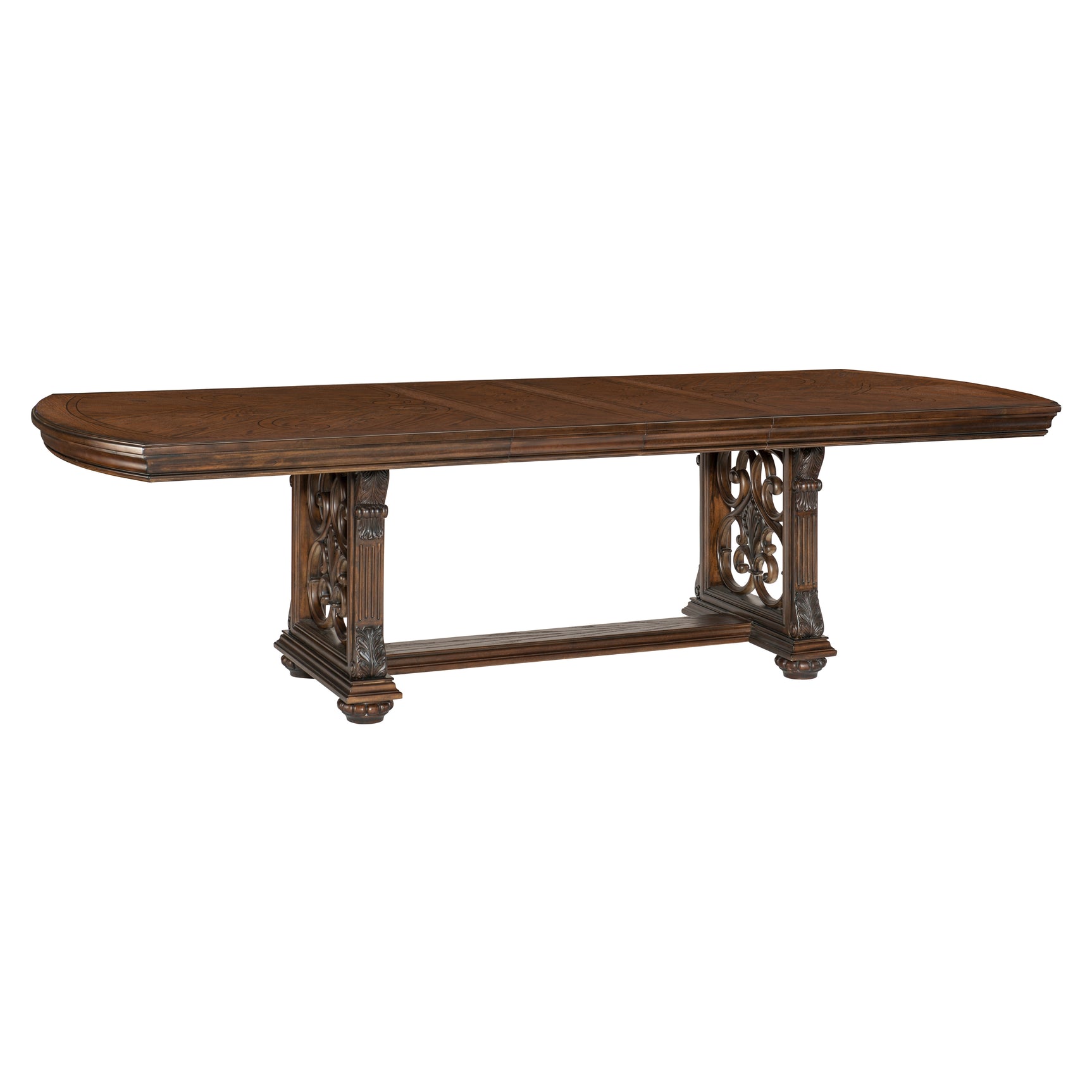 Bergen Dark Oak / Brown 5-piece Dinig Table Set - Ornate Home