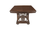 Bergen Dark Oak/Brown 7-Piece Dining Table Set - Ornate Home