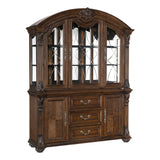 Bergen Dark Oak Buffet & Hutch - Ornate Home