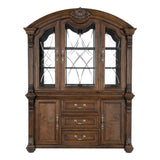 Bergen Dark Oak Buffet & Hutch - Ornate Home