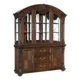 Bergen Dark Oak Buffet & Hutch - Ornate Home